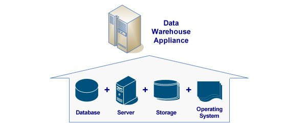 Basic Architecture of a Data Warehouse (DW) Appliance