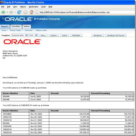 report design environment, Oracle Publisher leverages both MS Word ...